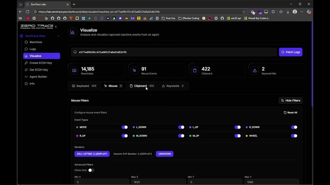 ZeroTrace Atlas | Showcase