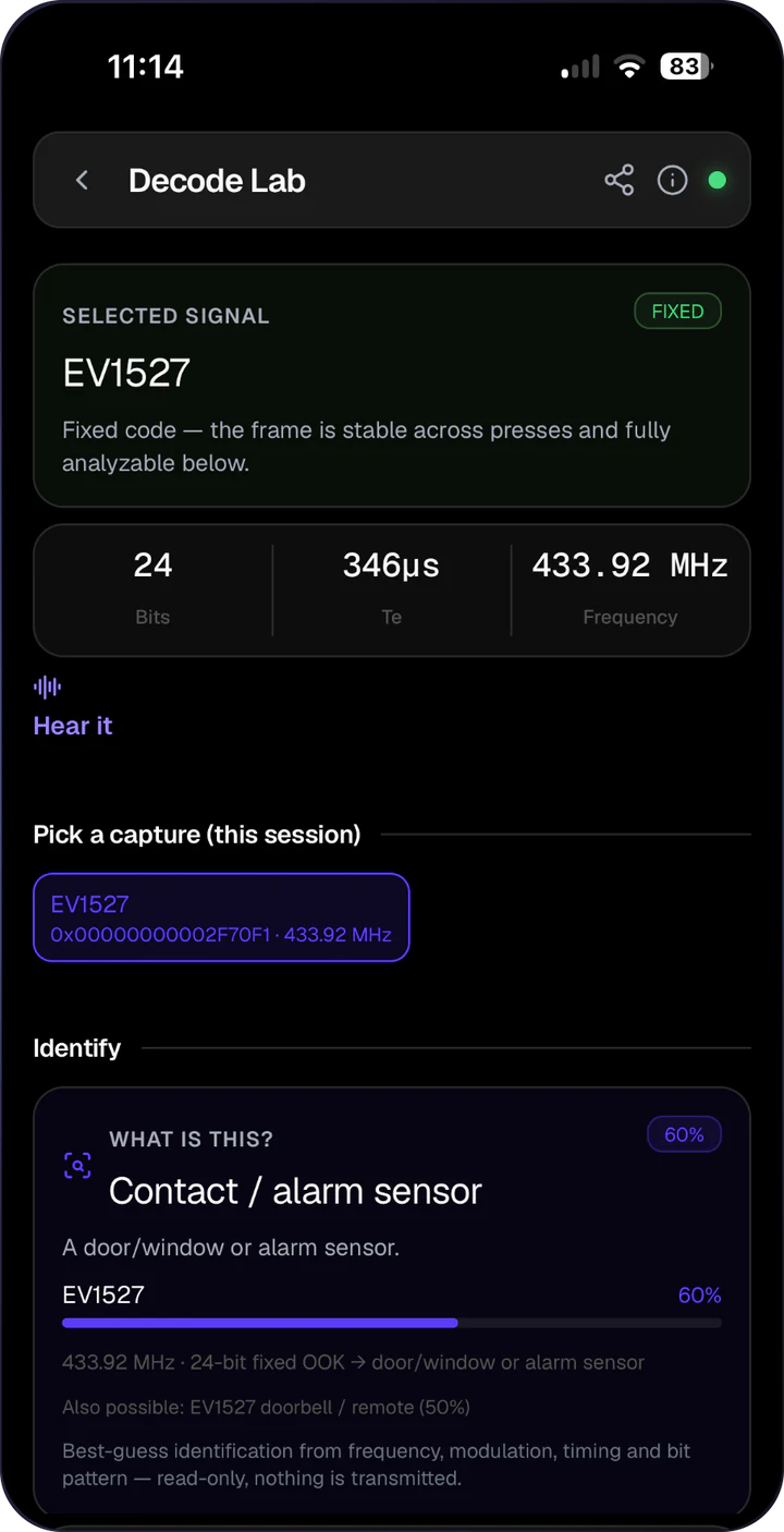 Echo-App: Dekodier-Labor