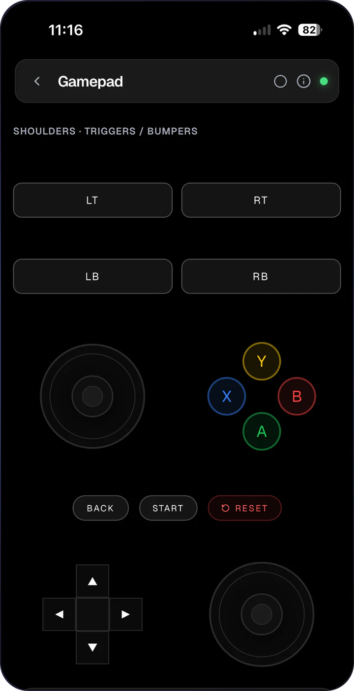 Kit-App: Gamepad