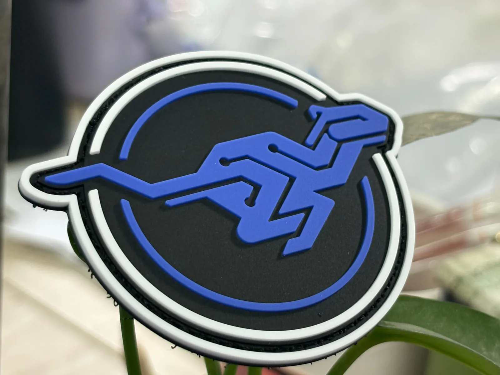 Maskottchen-Patch, Vorderseite