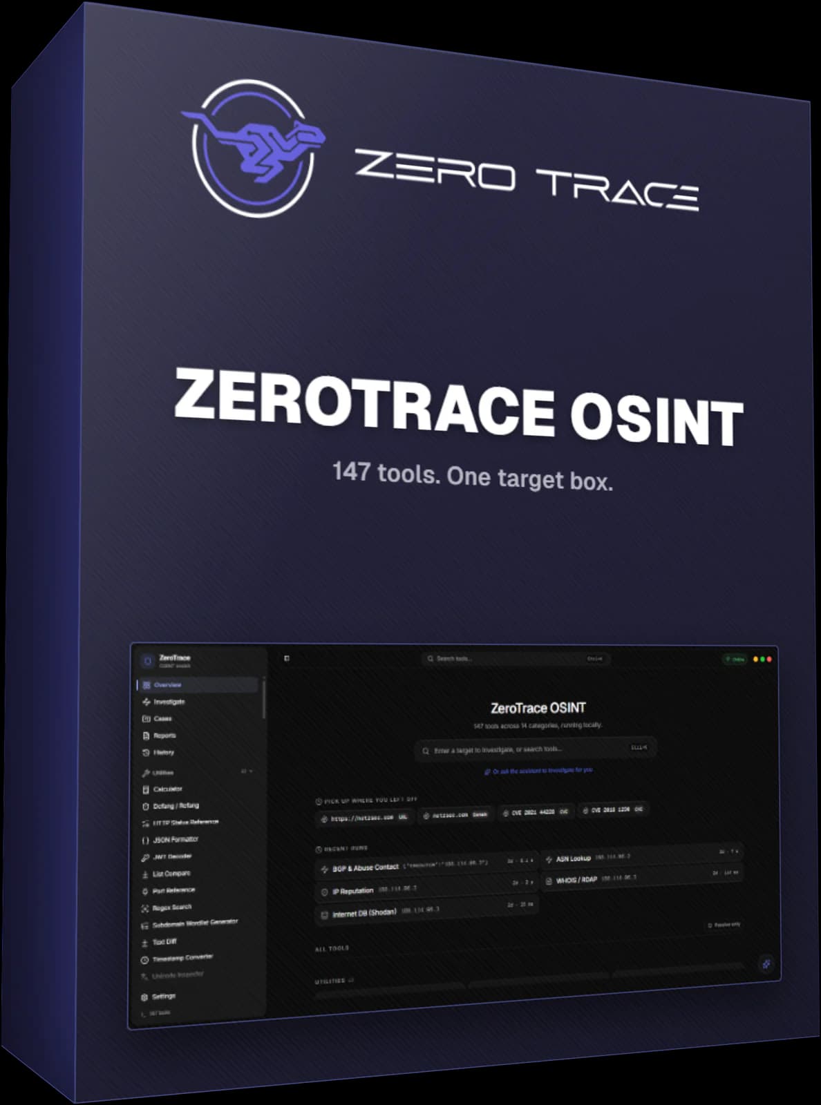 ZeroTrace OSINT box