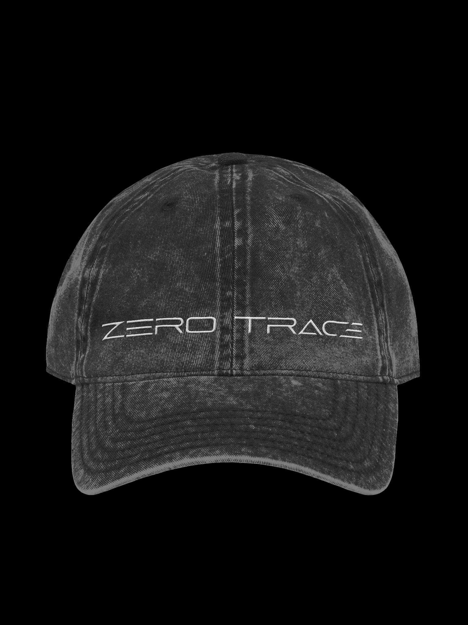 Black Vintage Wash Hat