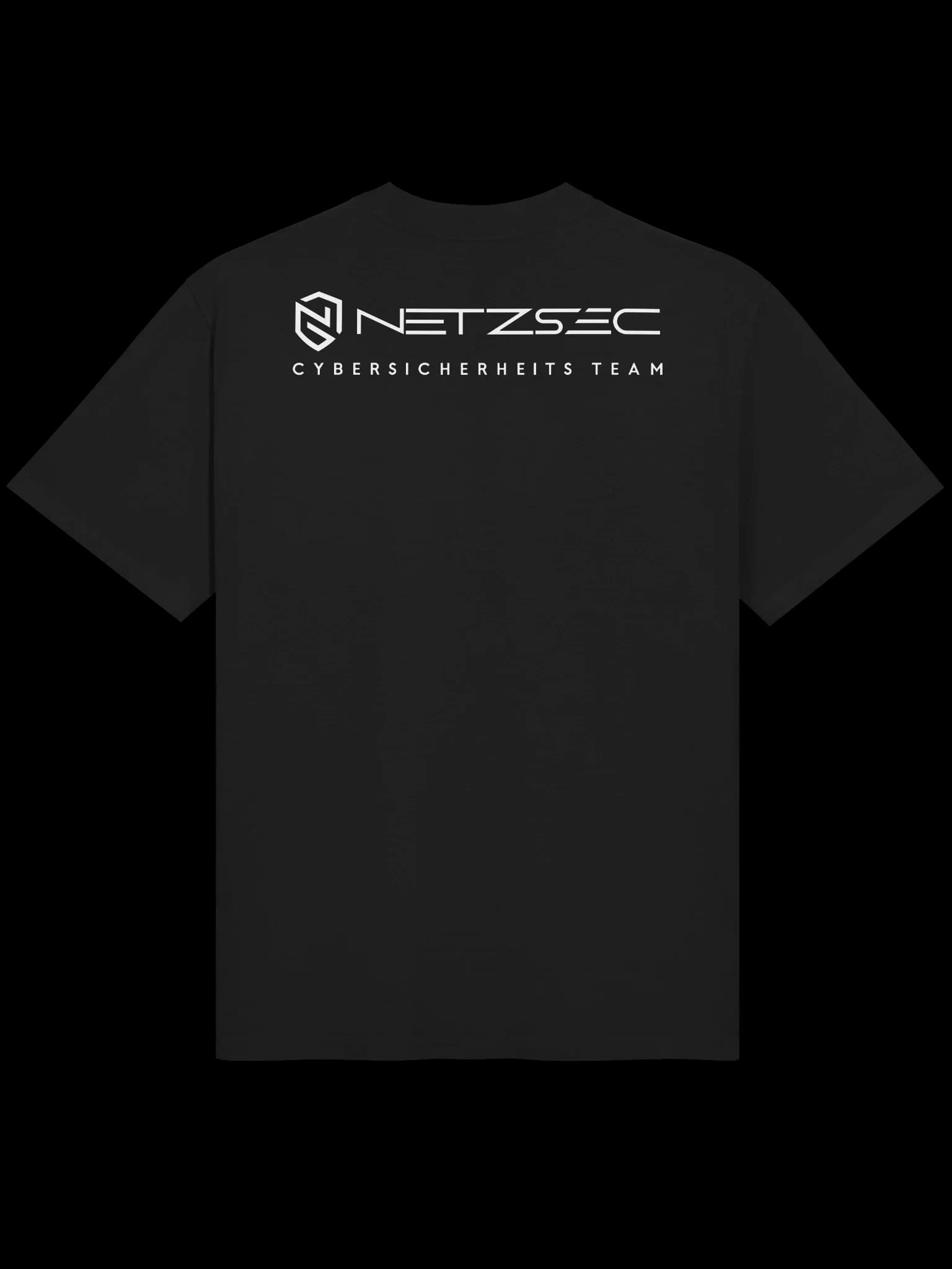 NetzSec with German Writing Oversized Faded T-Shirt alt view