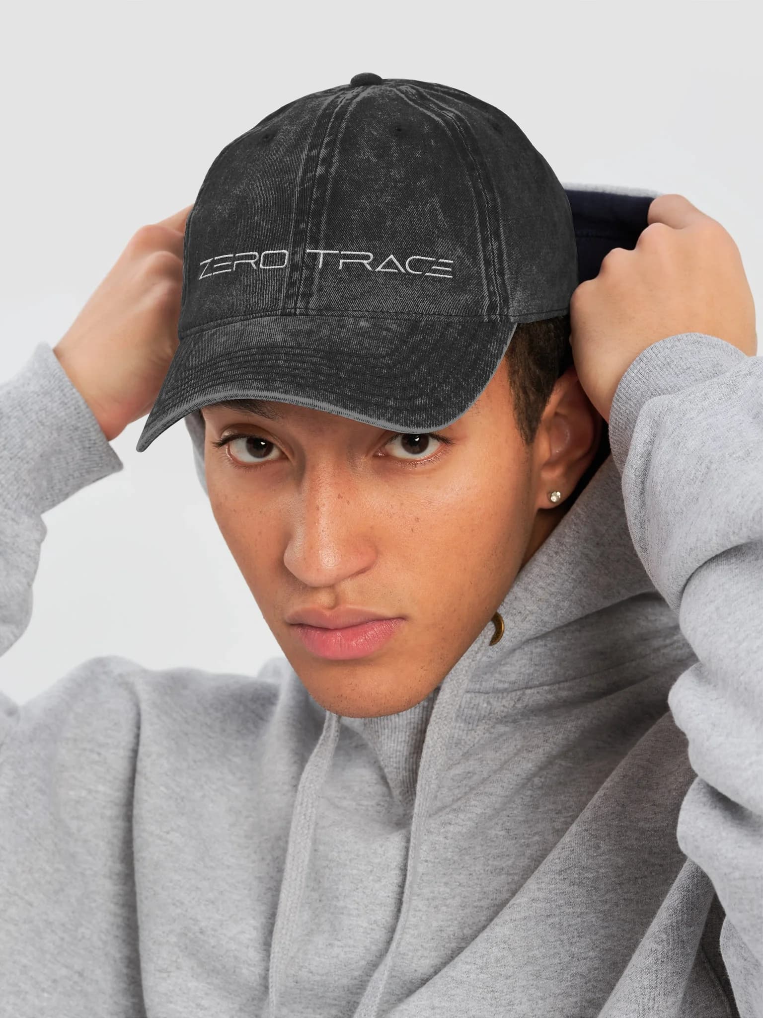 Black Vintage Wash Hat, Bild 6 von 7