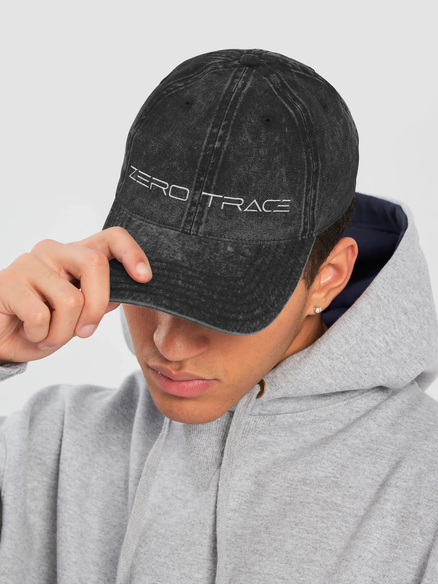 Black Vintage Wash Hat, Bild 7 von 7