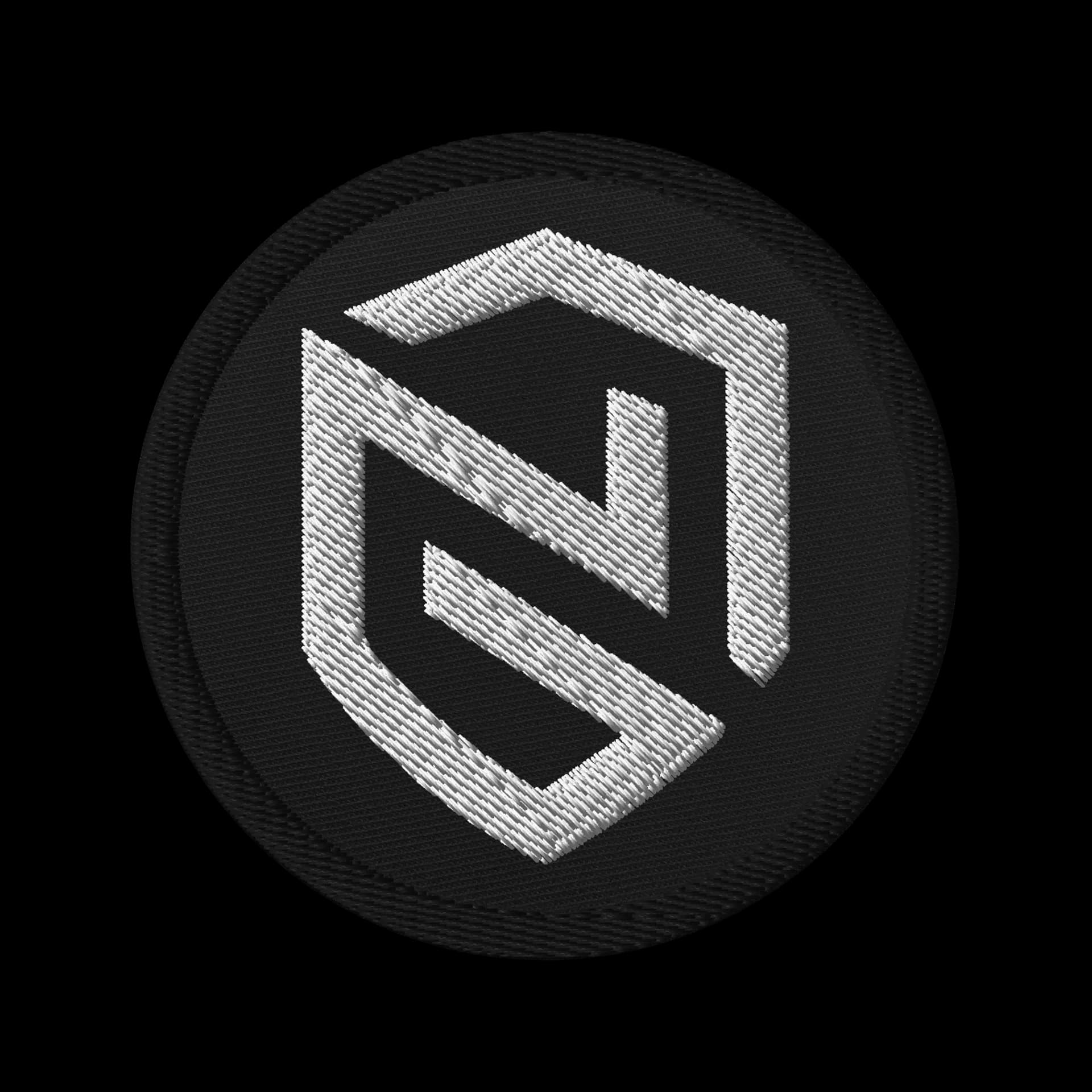 NetzSec Minimal Monochrome Embroidered Patch
