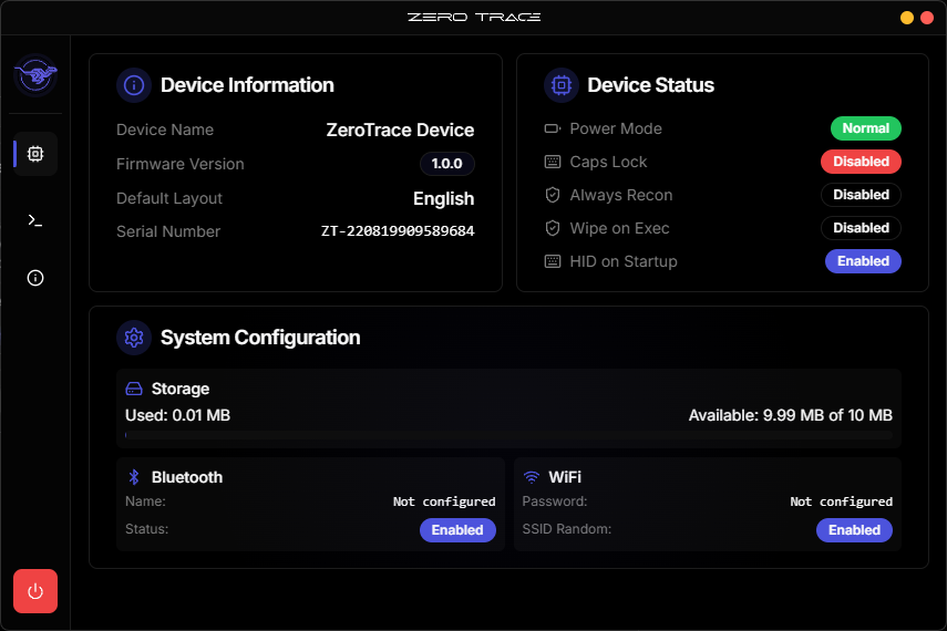 ZeroTrace Desktop App